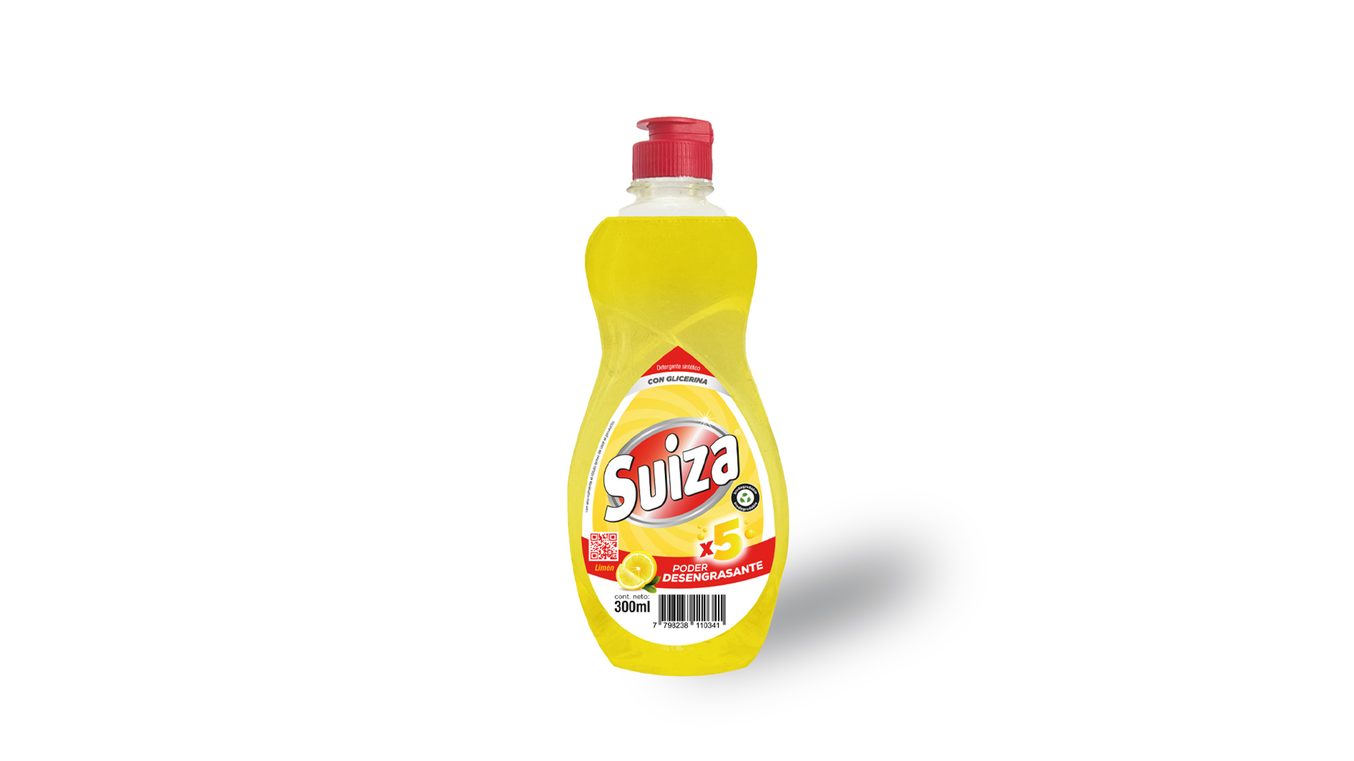 Detergente Suiza limón — 300 ml